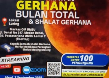 UMSU Gelar Live Streaming Harvest Blood Moon Kolaborasi 4 Negara