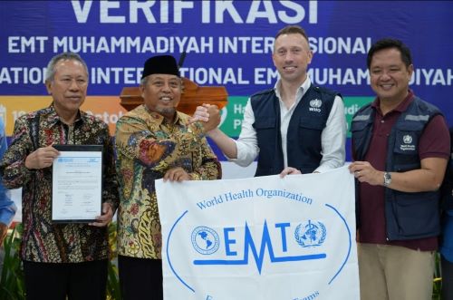 Muhammadiyah Jadi EMT Pertama di Indonesia yang Terverifikasi Standar Internasional WHO