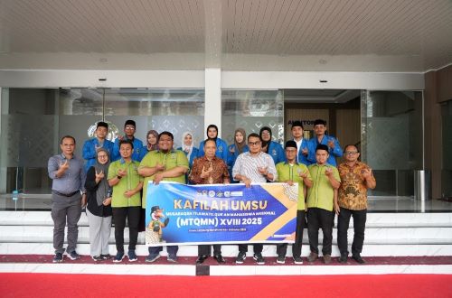 Rektor UMSU Lepas Mahasiswa Pilmapres Nasional dan Kontingen MTQMN ke-18