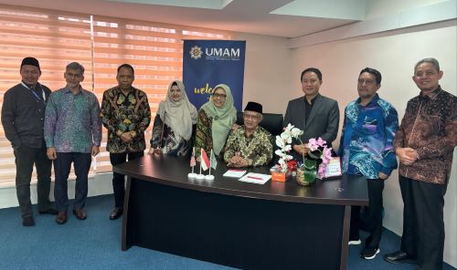Ketum PP Muhammadiyah Didampingi Rektor UMSU dan UMRI Kunjungi UMAM