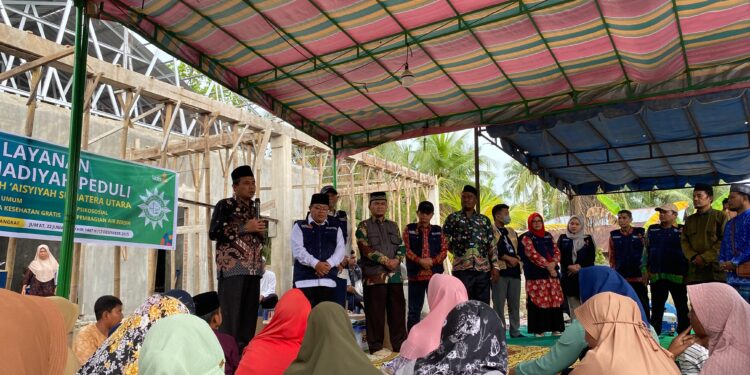 PWM Sumatera Utara Kunjungi Warga Korban Banjir di Desa Pantai Cermin, Tanjung Pura Langkat