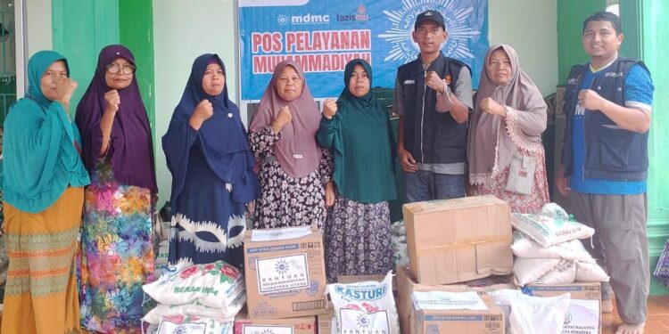Poskorda Muhammadiyah Tapteng salurkan bantuan bagi korban banjir bandang dan longsor