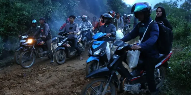 Jalan Takengon-Bireuen dan Takengon-Aceh Utara sudah bisa dilalui