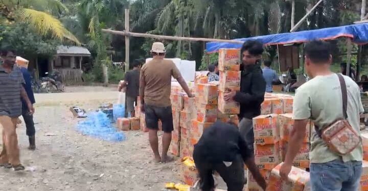 Tim Mahasiswa Kessos FISIP UMSU Tembus Kecamatan Terdalam di Aceh Tamiang