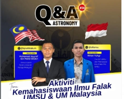 Live Q & A Astronomi episode 34 : OIF UMSU & Lajnah Falak UM Malaysia