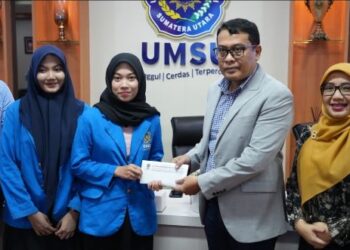 UMSU Lepas Dua Mahasiswa Ikuti Program Sea Teacher di Filipina