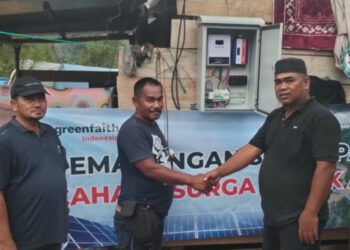 Muhammadiyah Pasang Panel Listrik Tenaga Surya di Desa Delung Sekinel &  Kete Reje Linge
