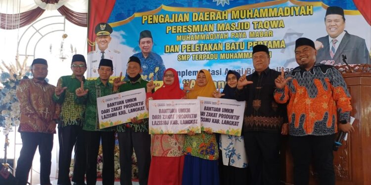 Lazismu Langkat Salurkan Program Pemberdayaan UMKM Berbasis Zakat Produktif
