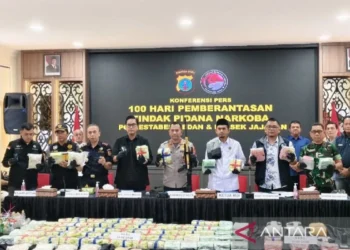 Polrestabes Medan tangkap 718 tersangka kasus narkoba selama 100 hari