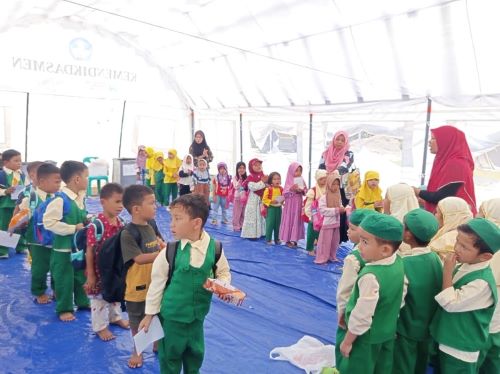 TK ABA Arse Salurkan Bantuan ke TK ABA Huta Godang, Wujud Solidaritas dan Kepedulian Pascabencana