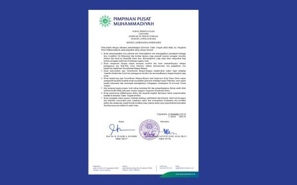 Pernyataan Pimpinan Pusat Muhammadiyah Tentang Konflik di Timur Tengah