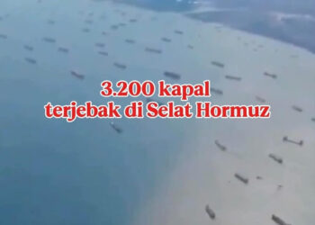 3.200 Kapal Masih Terdampar di Selat Hormuz