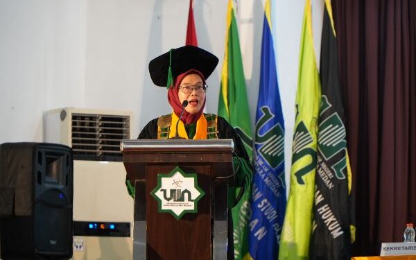 UINSU Kukuhkan 14 Guru Besar, 4 Diantaranya Kader Muhammadiyah