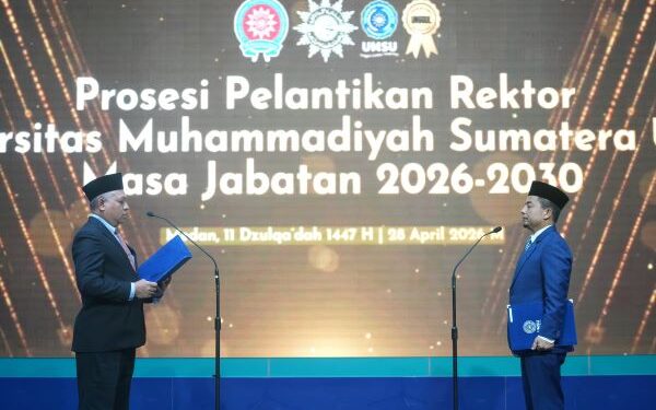 PP Muhammadiyah Lantik Rektor dan Kukuhkan BPH UMSU Periode 2026–2030