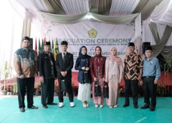 SMA Muhammadiyah 1 Medan Gelar Graduation Ceremony dan Rayakan 50 Tahun Pengabdian Pendidikan