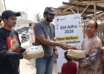 TP Indonesia dan Lazismu Hadirkan Kebahagiaan Kurban untuk Kampung Nelayan Marunda