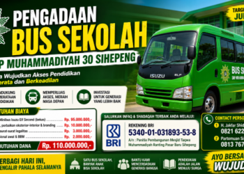 SMP Muhammadiyah 30 Sihepeng Galang Dana Pengadaan Bus Sekolah Demi Akses Pendidikan