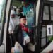 Jamaah Haji Kloter 01-Mess Mendarat di Bandara Kualanamu