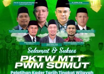 Pelatihan Kader Tarjih Tingkat Wilayah Sumatera Utara 3 – 5 Juli di Gedung BPMP