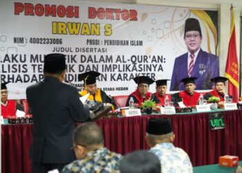 Sekretaris PWM Sumut Irwan Syahputra Raih Gelar Doktor Pendidikan Islam dengan Nilai Terpuji