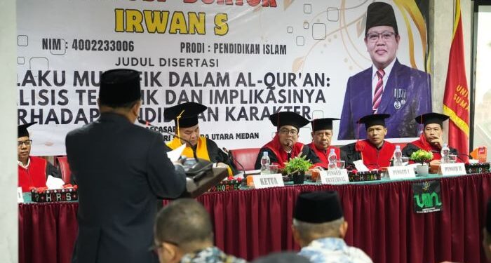 Sekretaris PWM Sumut Irwan Syahputra Raih Gelar Doktor Pendidikan Islam dengan Nilai Terpuji