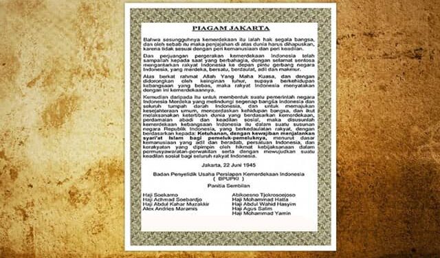 Motif Penghapusan Tujuh Kata Piagam Jakarta: Antara Dalih Indonesia Timur dan Intervensi Jepang