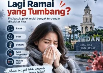 Kasus Influenza A di Sumut dan Medan Meningkat, Masyarakat Diimbau Waspada