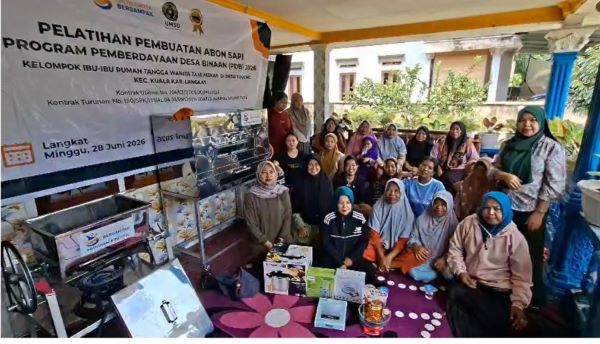 Pasca-Monev, UMSU Perkuat Kapasitas KWT Mawar Desa Bekiung melalui Pendampingan Produksi Abon Sapi dan Cookies
