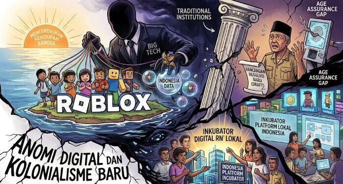 Anomi Digital dan Kolonialisme Baru: Membedah Sisi Gelap Roblox, Ilusi Regulasi, dan Kepasrahan Kedaulatan Bangsa