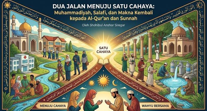 Dua Jalan Menuju Satu Cahaya: Muhammadiyah, Salafi, dan Makna Kembali kepada Al-Qur’an dan Sunnah