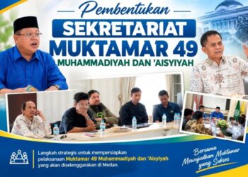 Persiapkan Layanan Jutaan Penggembira, Panitia Muktamar ke-49 Muhammadiyah dan ’Aisyiyah Bentuk Dua Tim Sekretariat