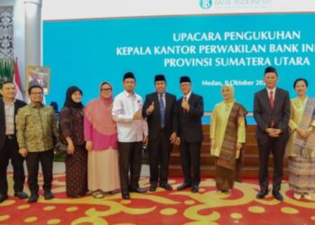 Rektor UMSU Hadiri Pengukuhan Kepala Perwakilan Bank Indonesia Provinsi Sumatera Utara